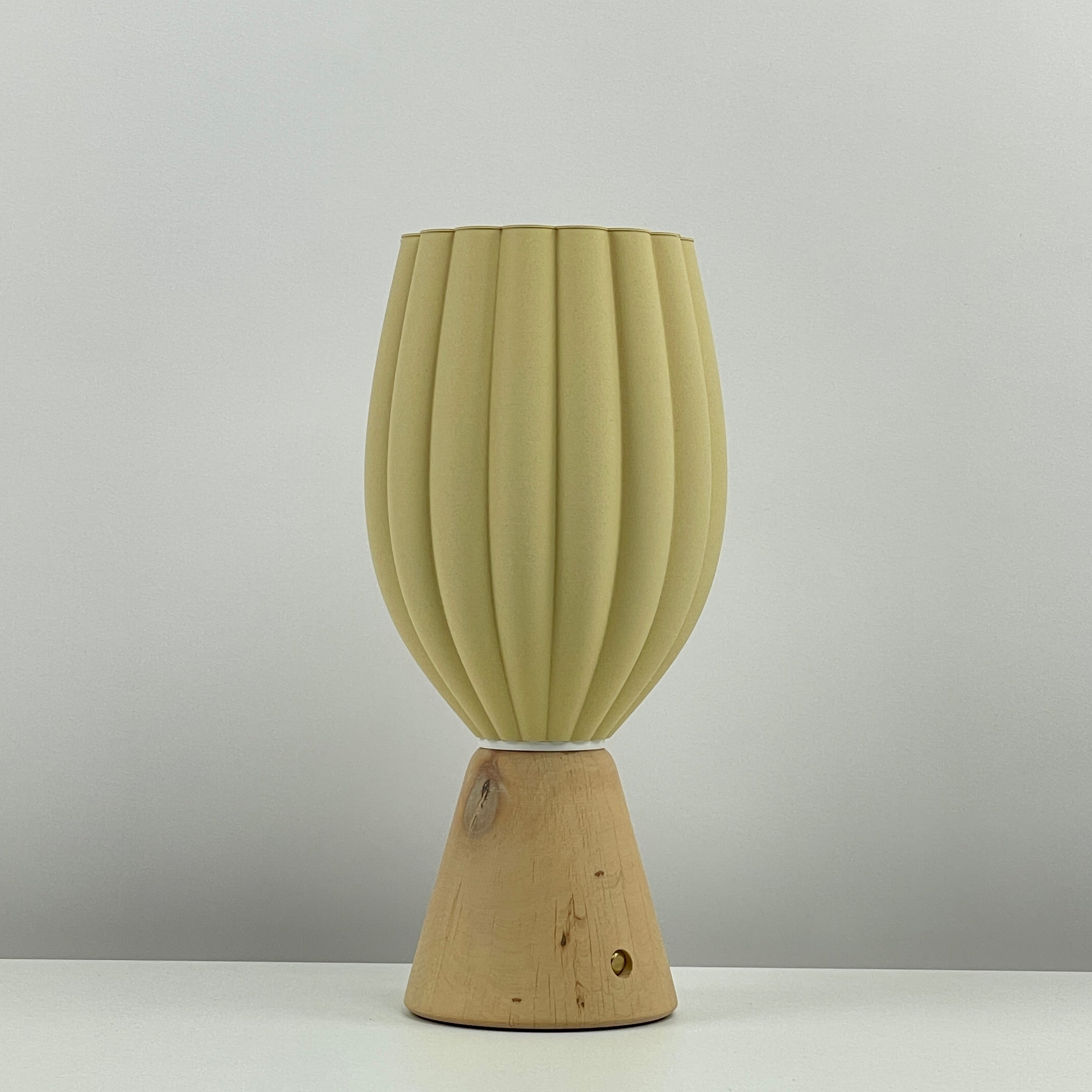 KuvaLight_Rechargeable_Tulp_Light_Ceramic-Beige-_Solid_Natural_Wood_Base_OFF