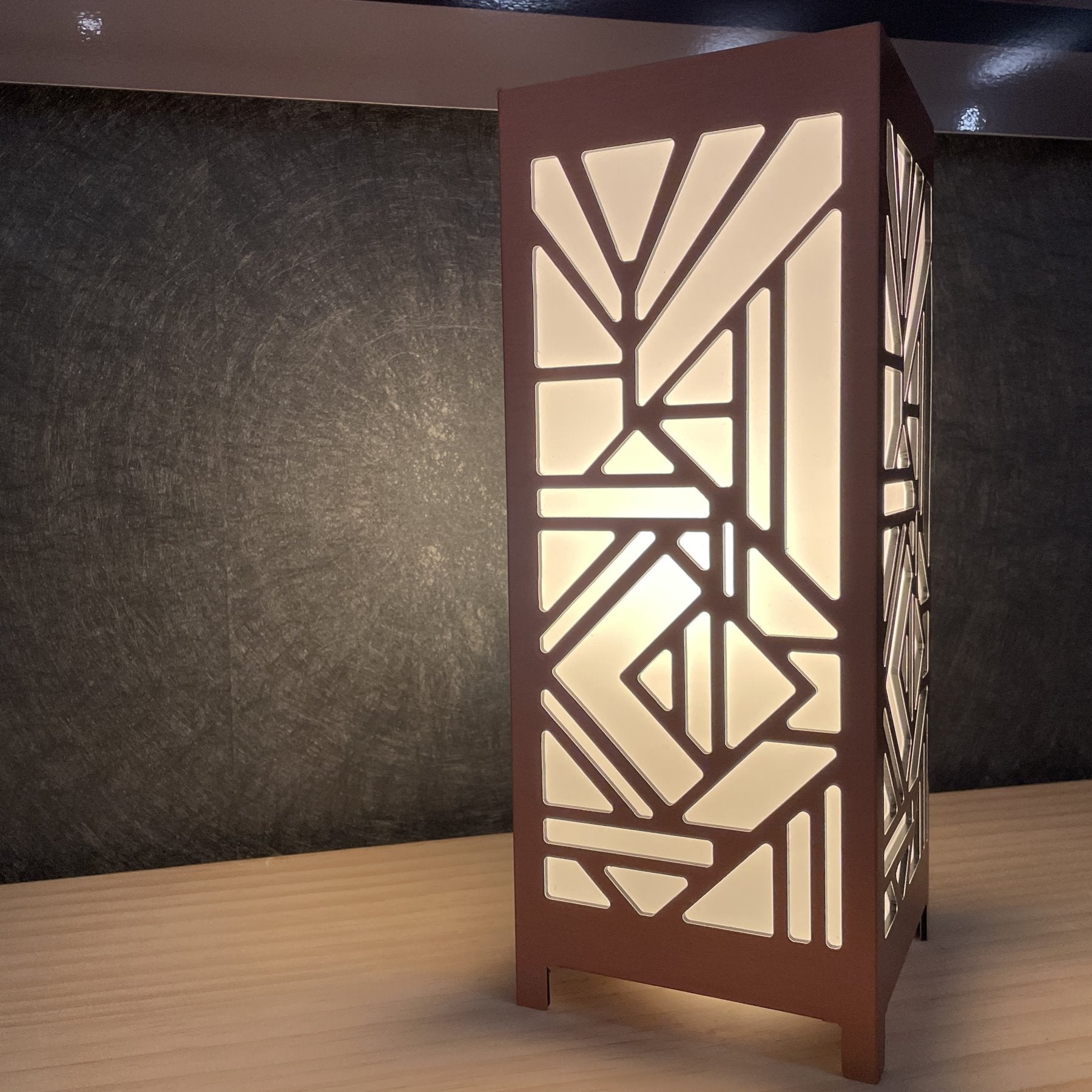 KuvaLight Art Deco Table Lamp- Brushed Copper