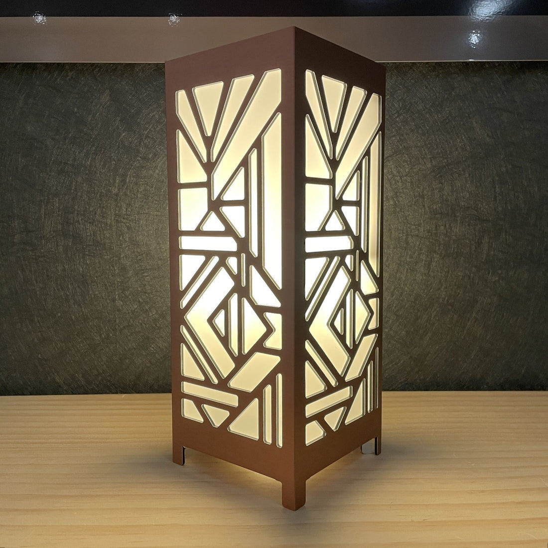 KuvaLight Art Deco Table Lamp- Brushed Copper