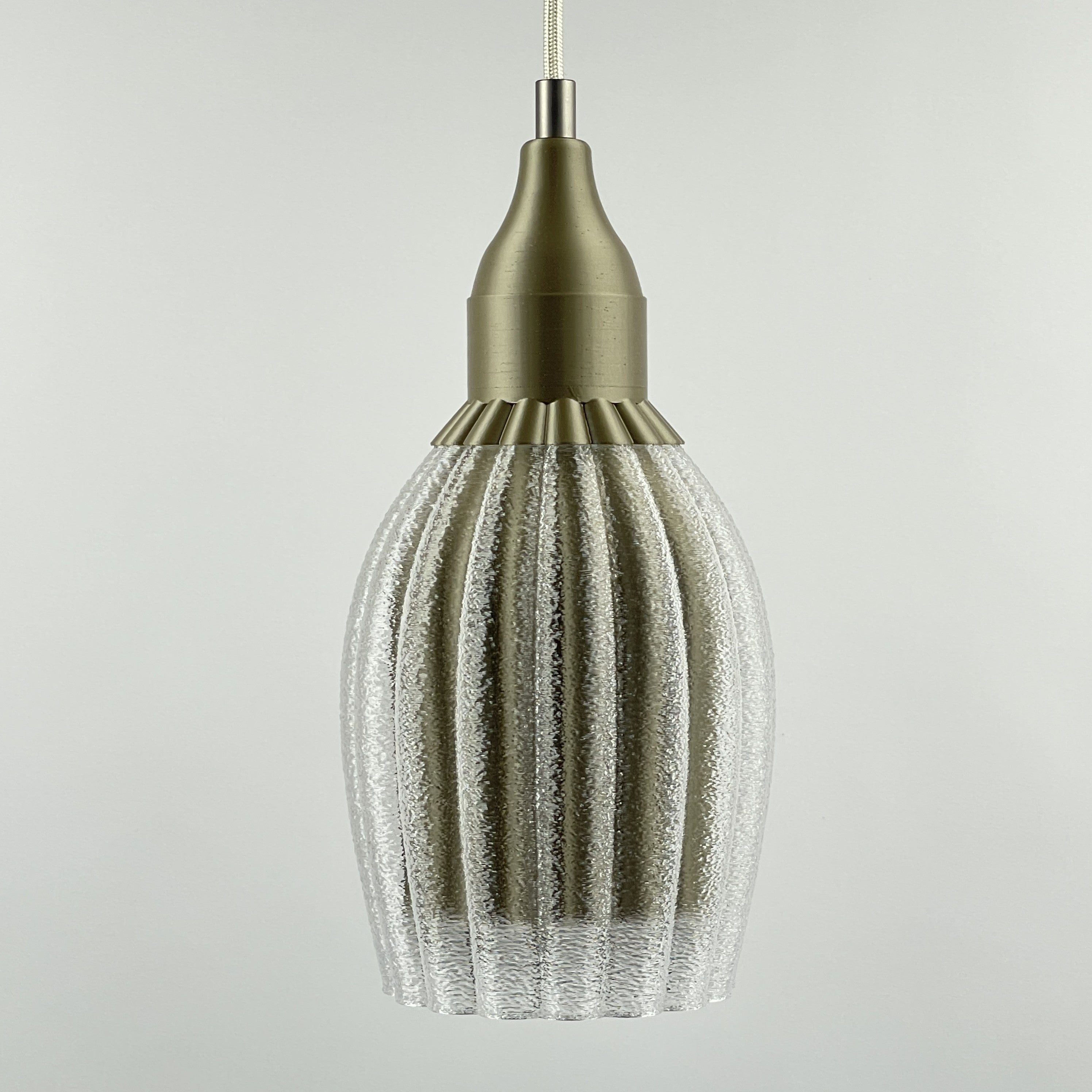 KuvaLight Art Deco Tulp - Clear Transparent Pendant Light