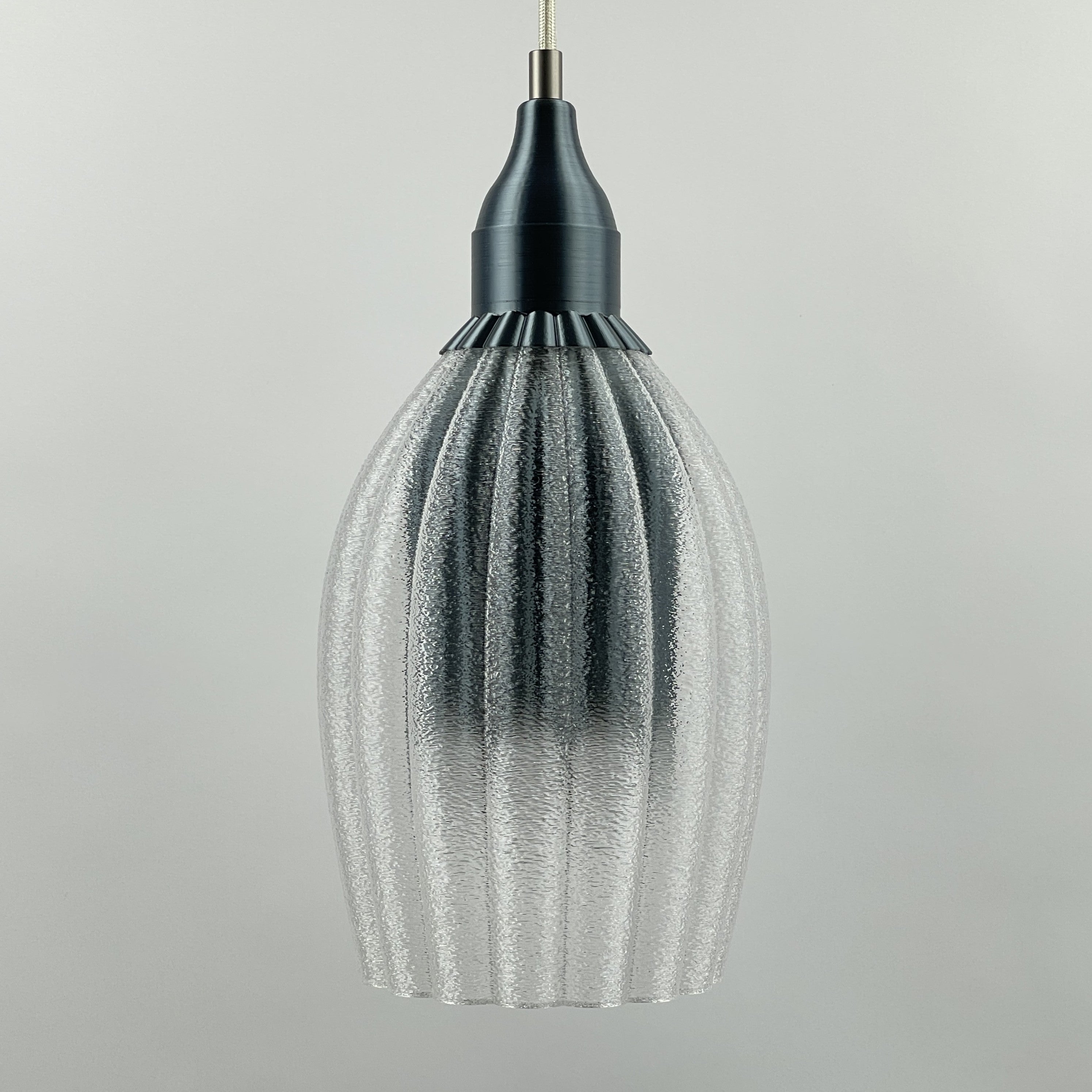 KuvaLight Art Deco Tulp - Clear Transparent Pendant Light