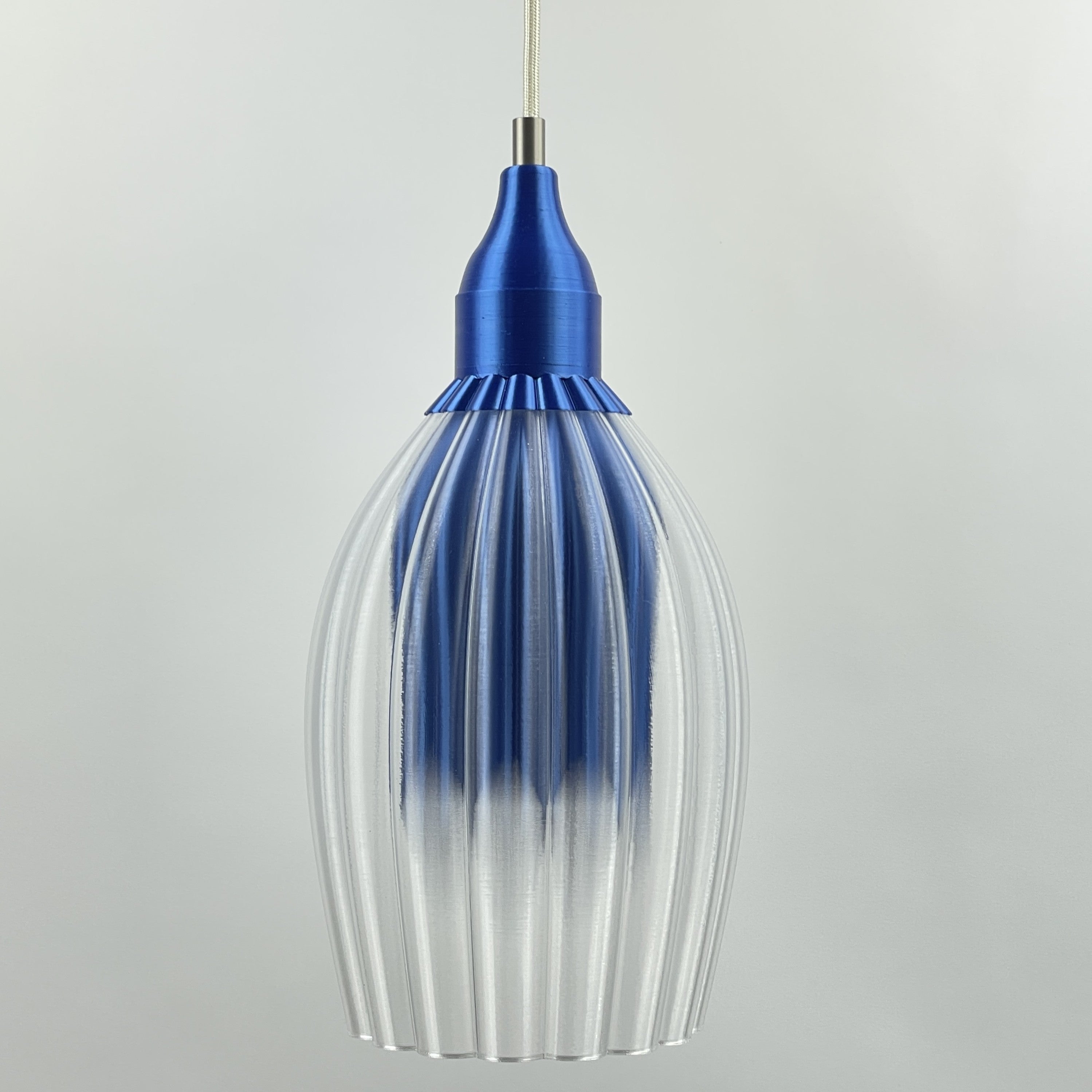 KuvaLight Art Deco Tulp - Clear Transparent Pendant Light