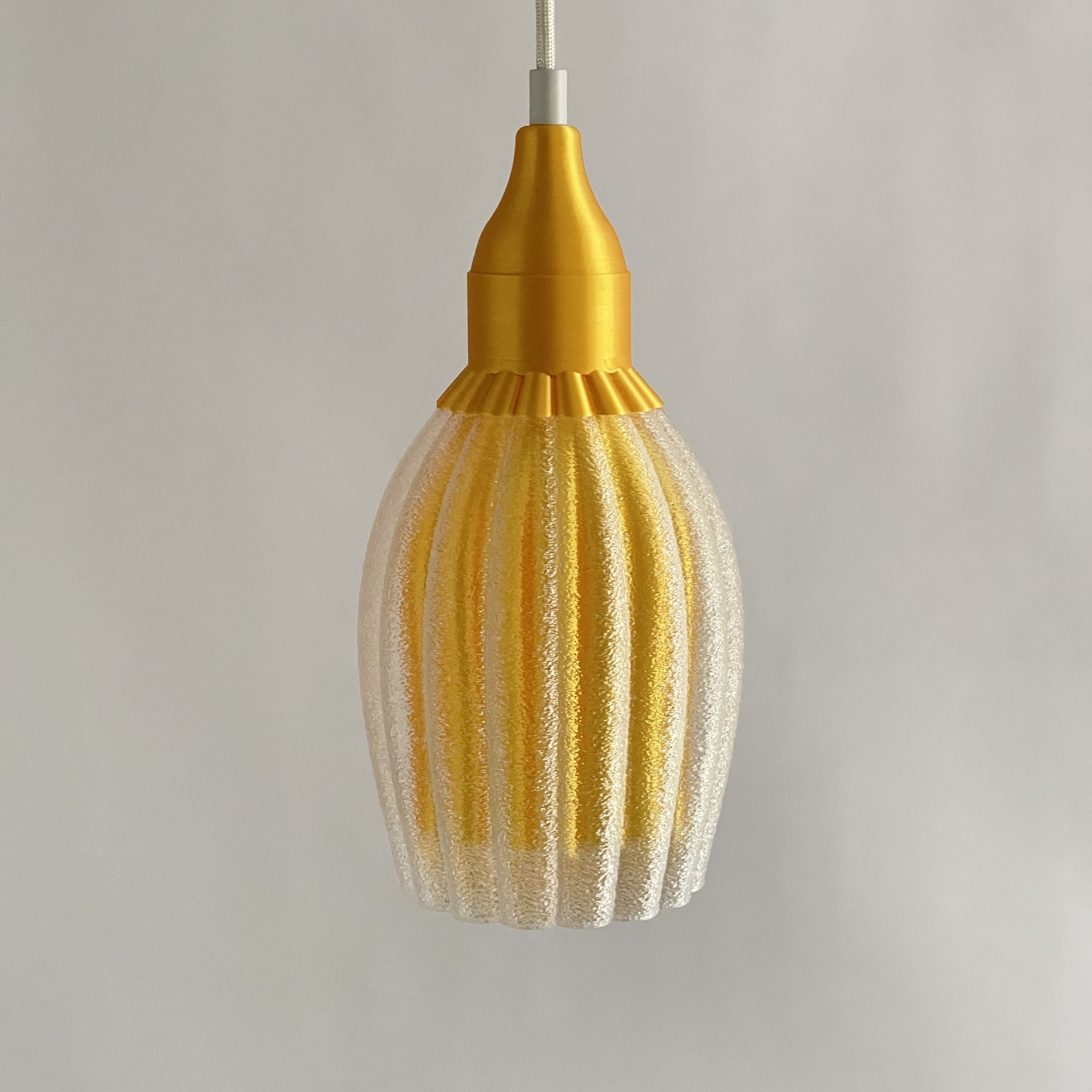 KuvaLight Art Deco Tulp - Clear Transparent Pendant Light