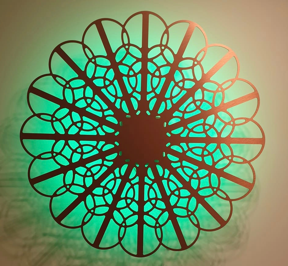 KuvaLight Wandleuchte Braga 80 cm - Gebürstetes Kupfer