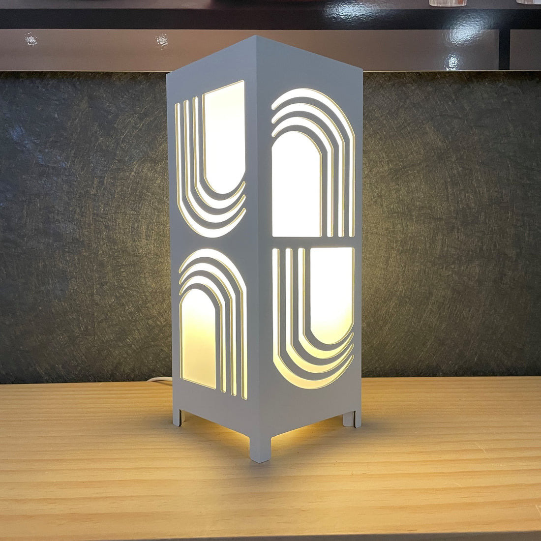 KuvaLight Retro Table Lamp - White