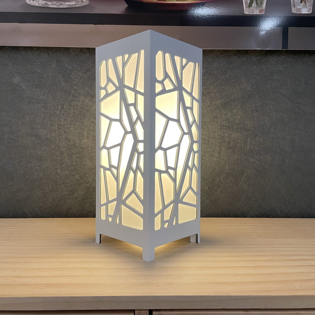 Table Lamp Mosaic - White
