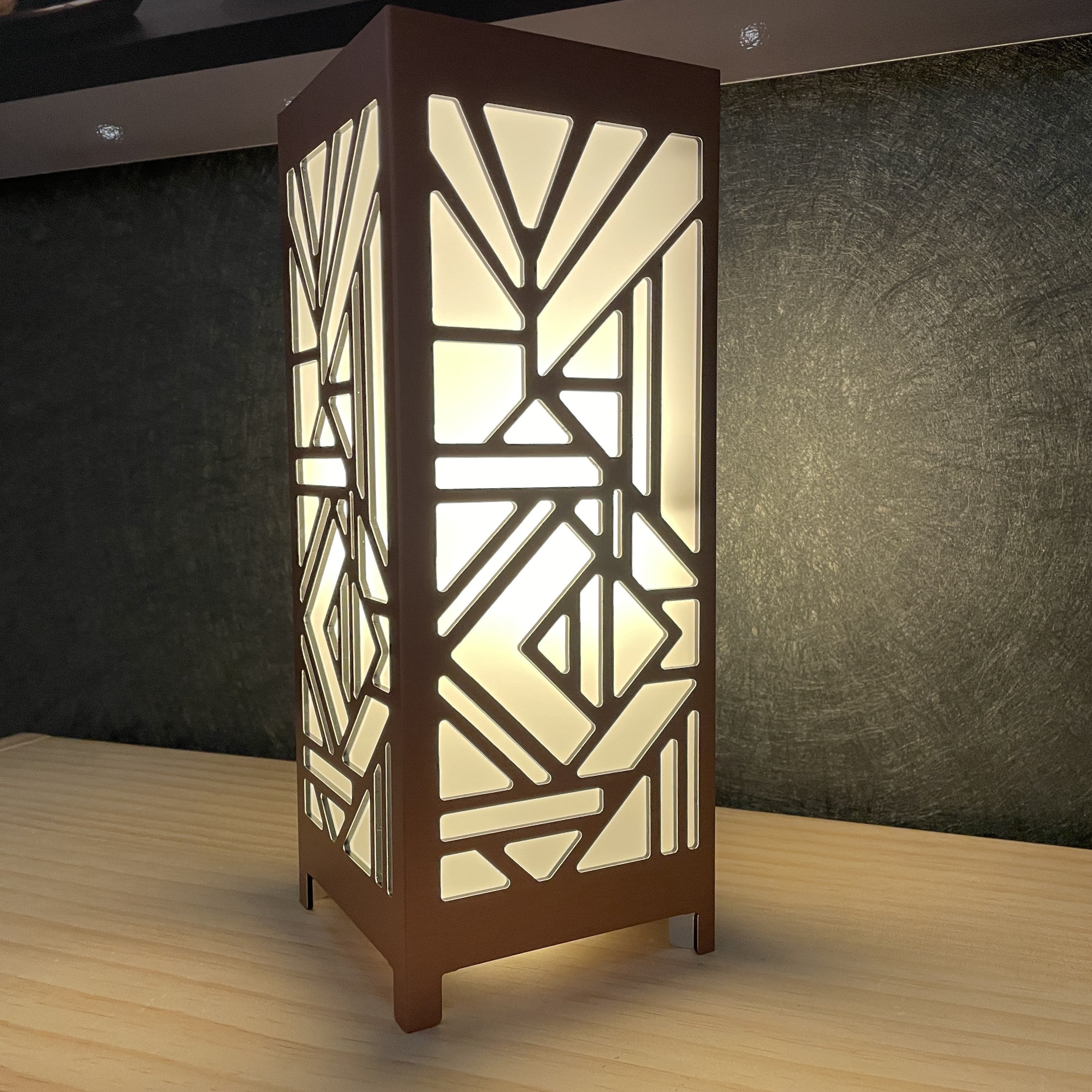 KuvaLight Art Deco Table Lamp- Brushed Copper