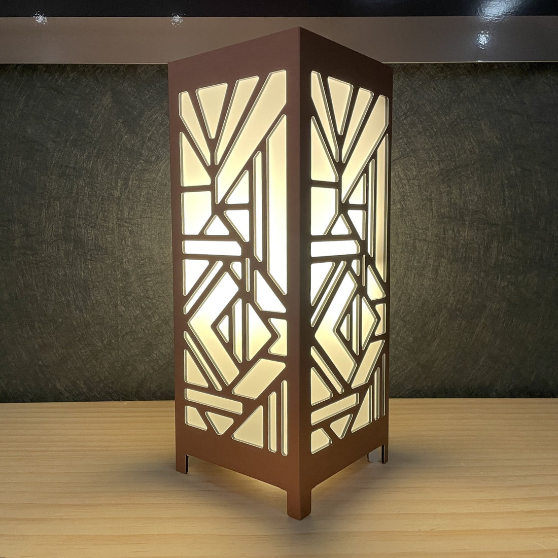 Table Lamp Art Deco - Brushed Copper
