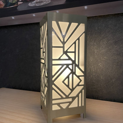 Tafellamp Art Deco - Geborsteld Goud