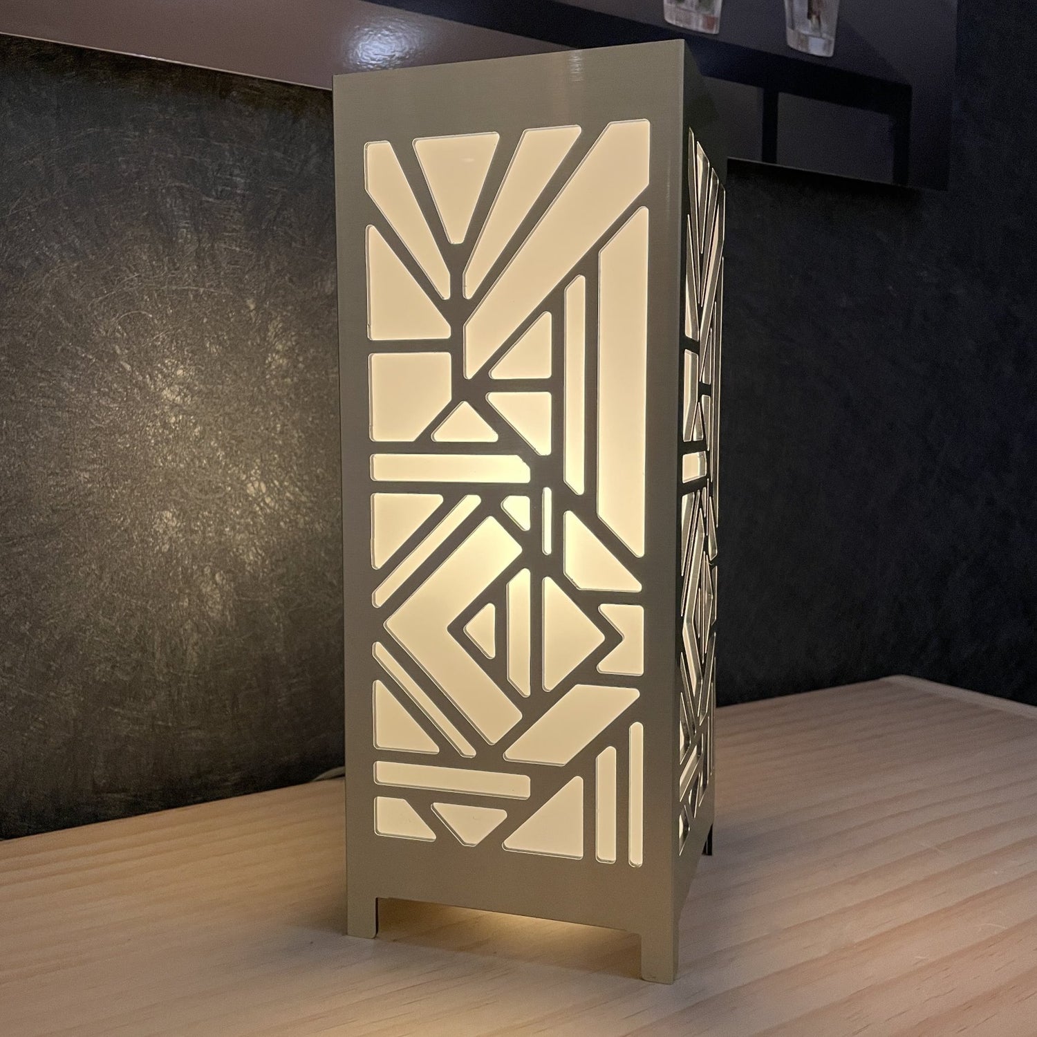 Tafellamp Art Deco - Geborsteld Goud