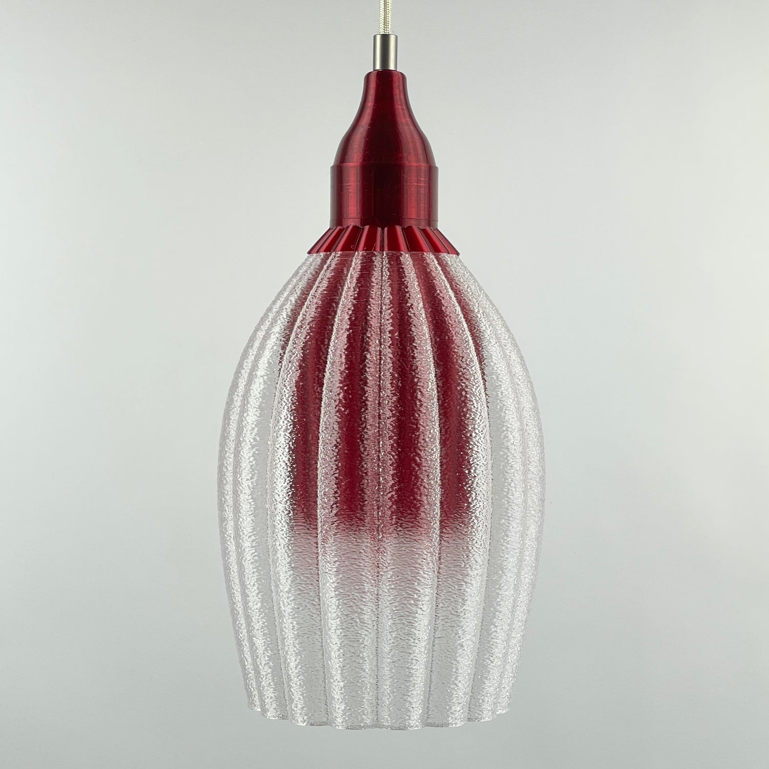 KuvaLight Art Deco Tulp - Clear Transparent Pendant Light