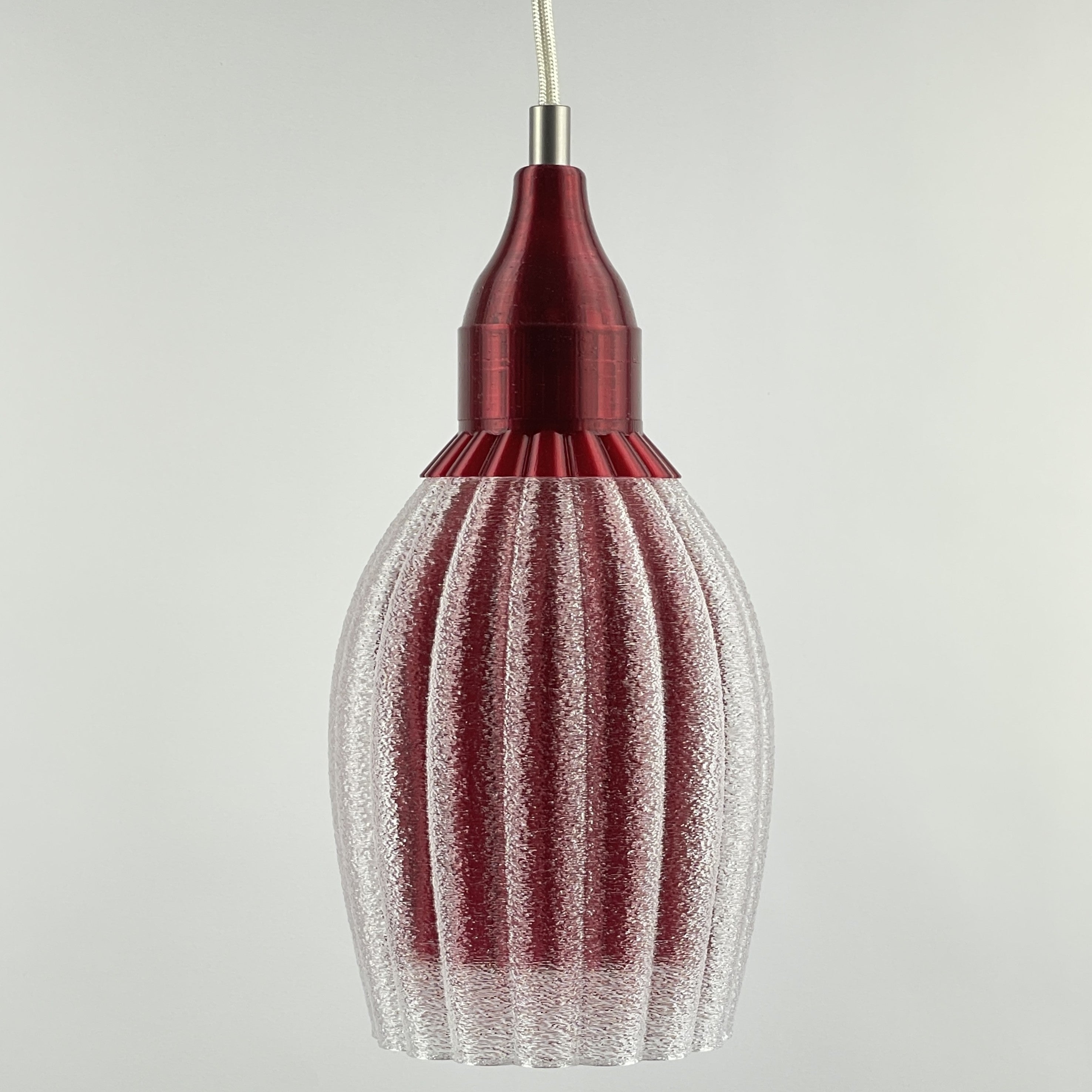 KuvaLight Art Deco Tulp - Clear Transparent Pendant Light