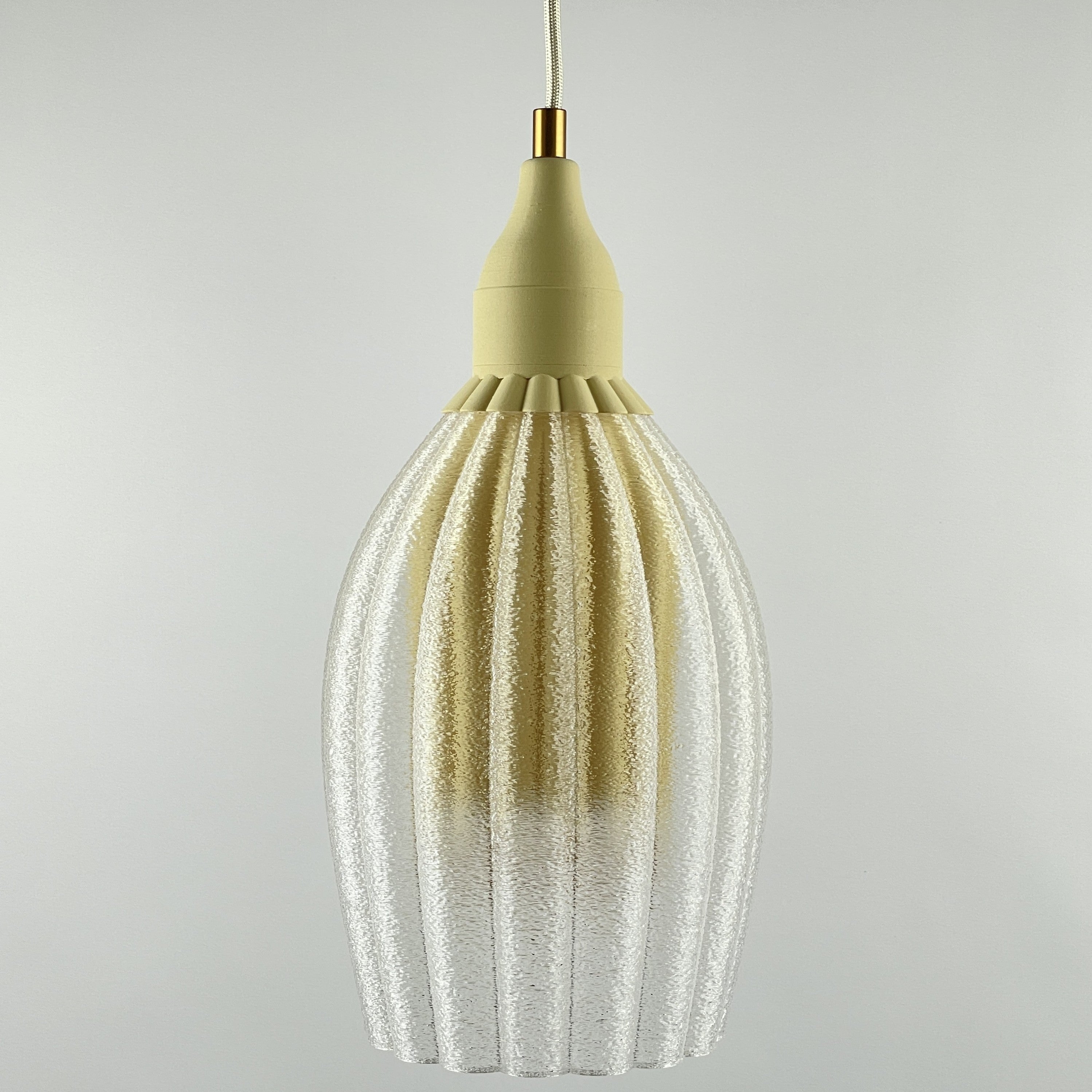 KuvaLight Art Deco Tulp - Clear Transparent Pendant Light
