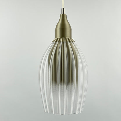KuvaLight Art Deco Tulp - Clear Transparent Pendant Light