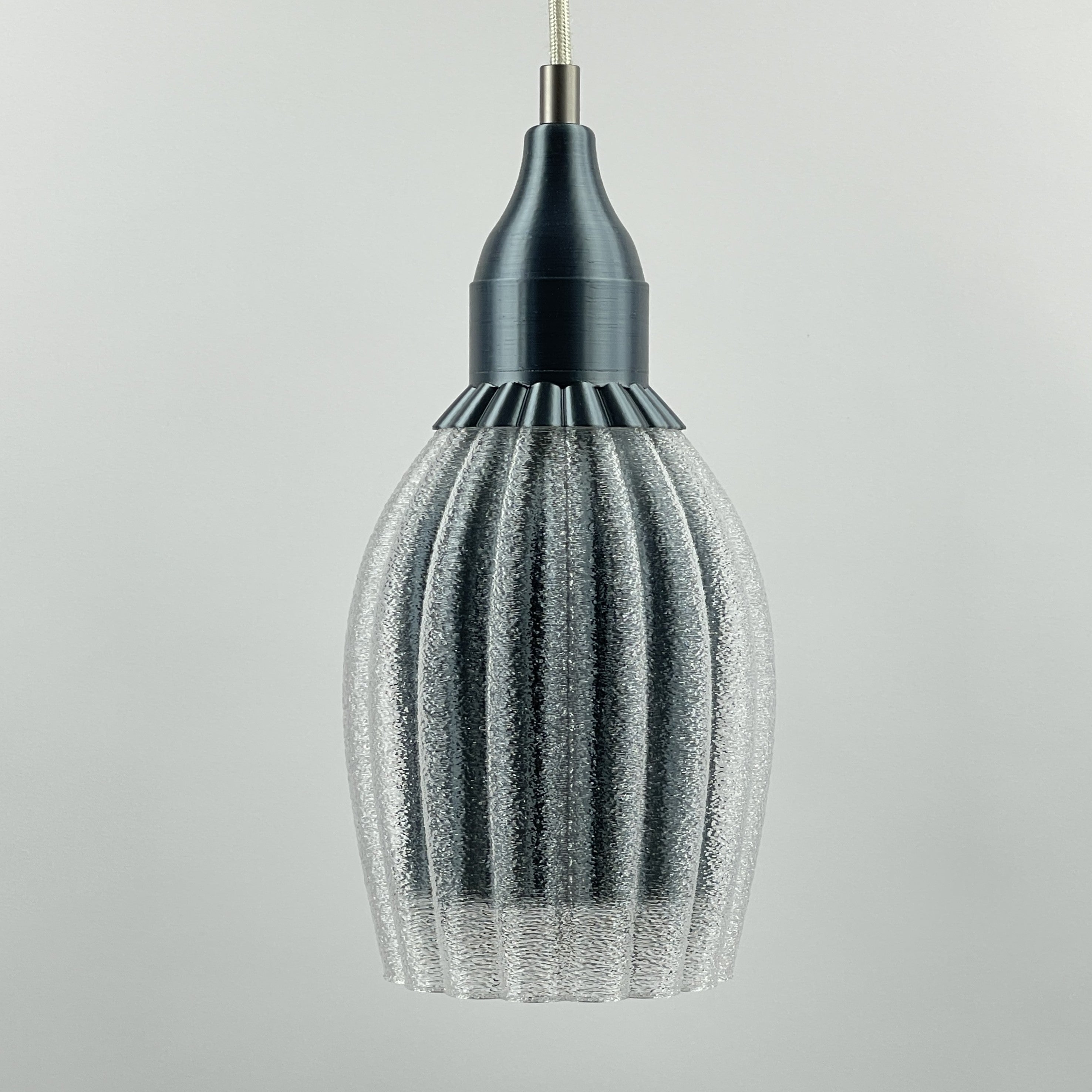 KuvaLight Art Deco Tulp - Clear Transparent Pendant Light