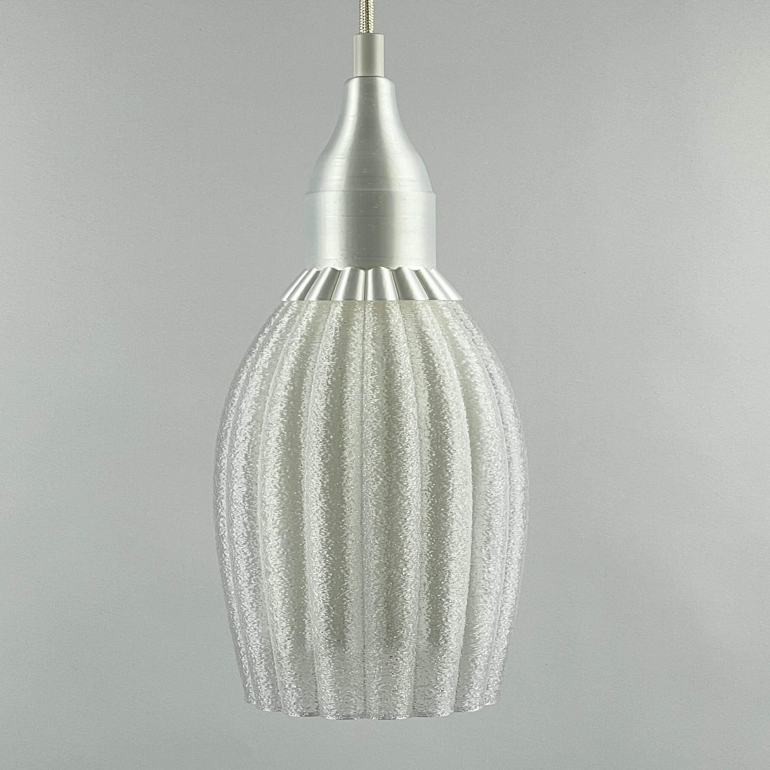 KuvaLight Art Deco Tulp - Clear Transparent Pendant Light