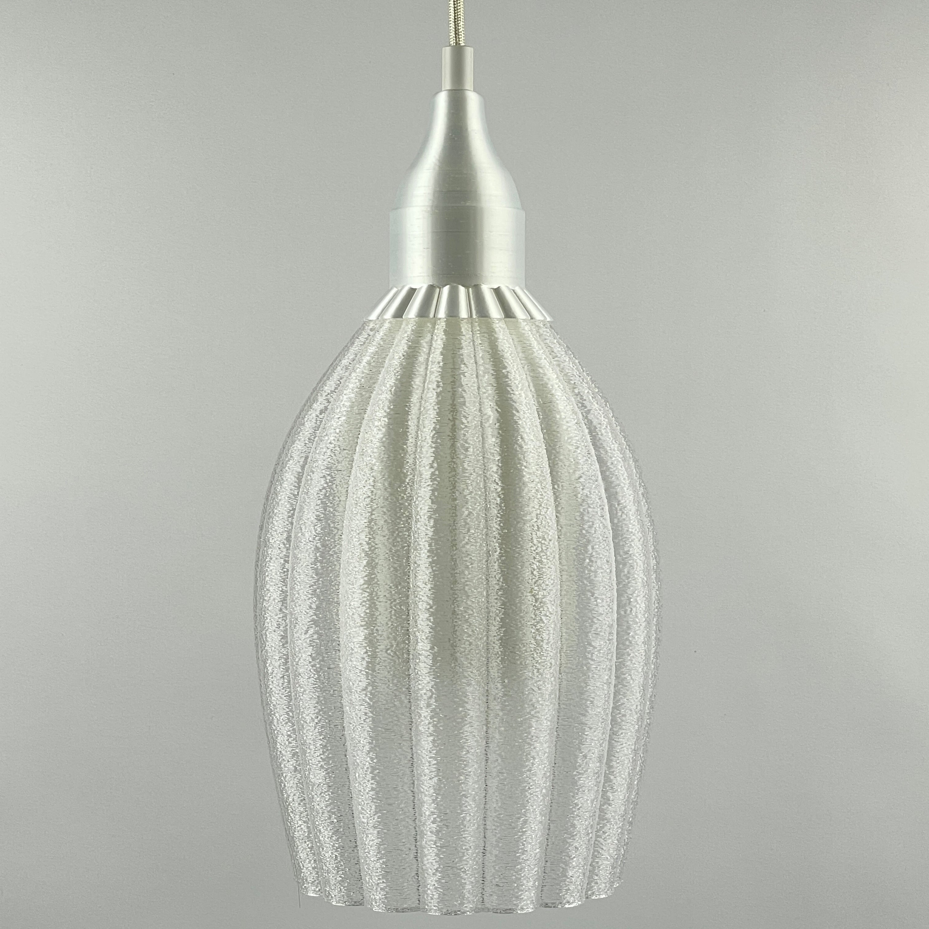 KuvaLight Art Deco Tulp - Clear Transparent Pendant Light