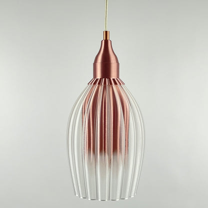 KuvaLight Art Deco Tulp - Clear Transparent Pendant Light