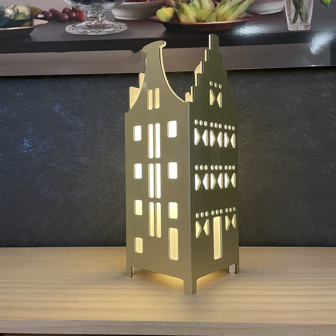 KuvaLight Along the Canals Table Lamp - Brushed Gold