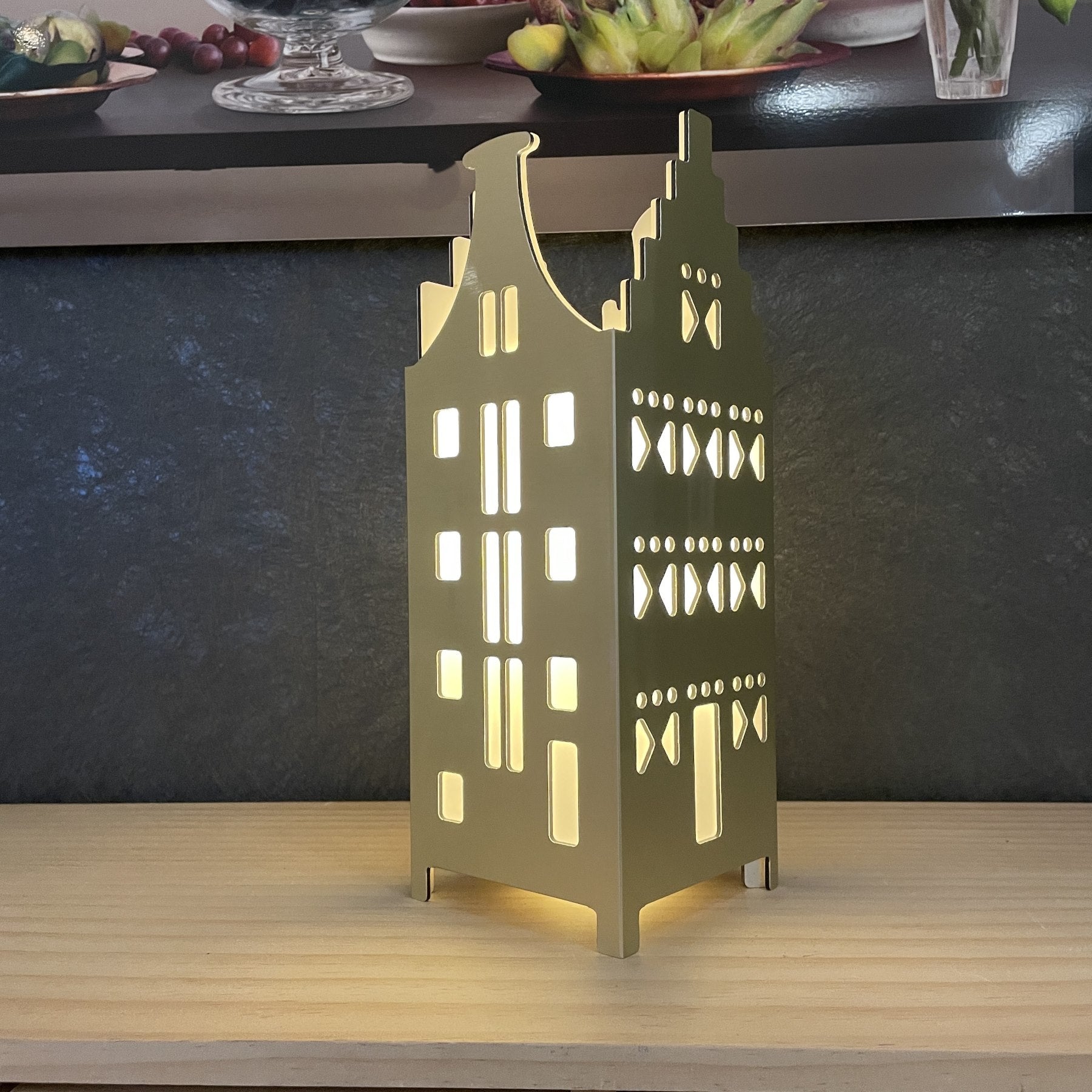 Table Lamp Along the Canals - Brushed Gold