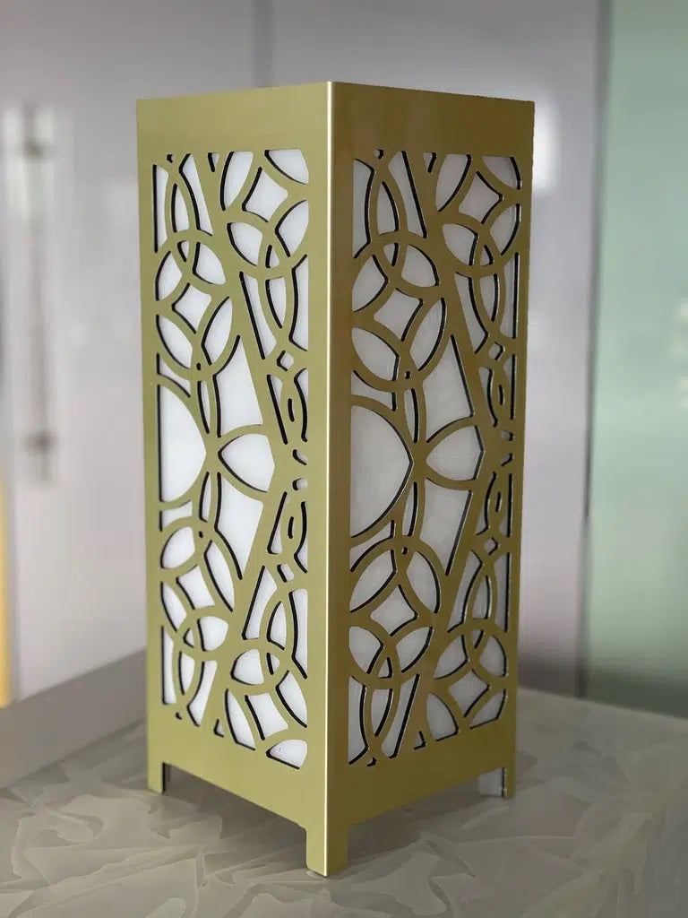 Brushed copper table 2024 lamp