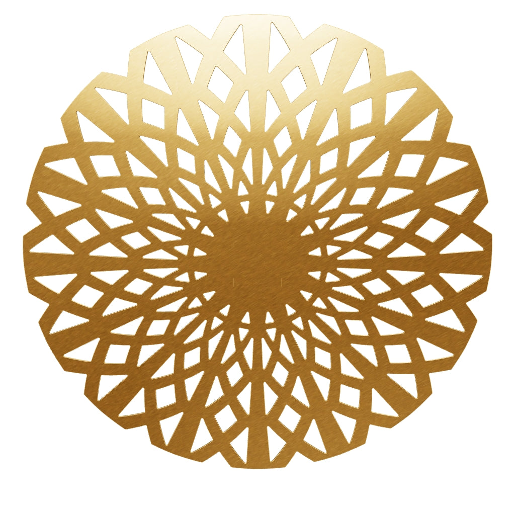 KuvaLight Wandlamp Amsterdam 115 cm - Geborsteld Goud
