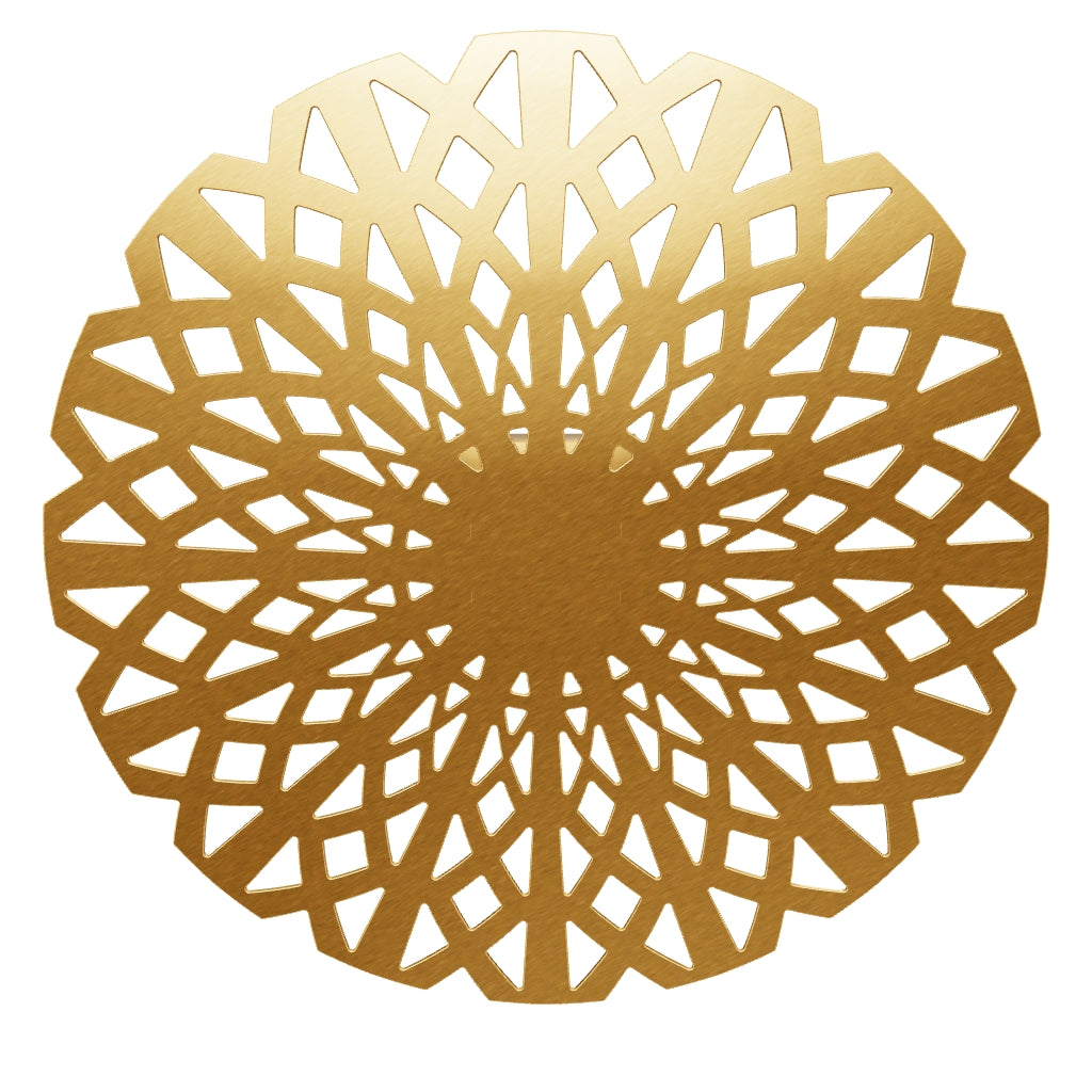 KuvaLight Wandlamp Amsterdam 80 cm - Geborsteld Goud