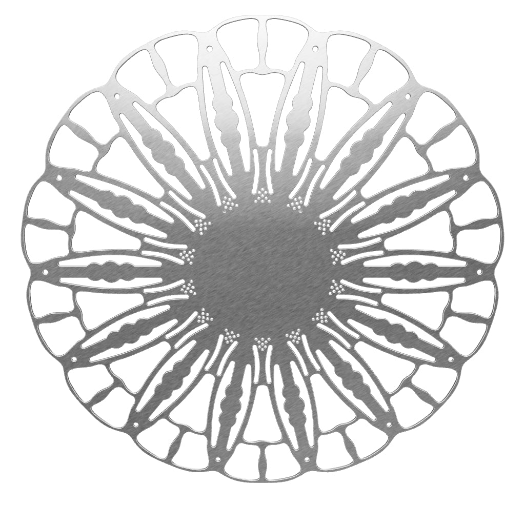 Wall Lamp Anemone 80 cm - Brushed Aluminium