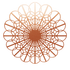 3D model of KuvaLight Braga wall lamp in Brushed Copper, 115 cm diameter. Viewable in Augmented Reality.