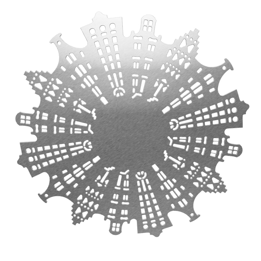 KuvaLight Along the Canals Wall Light - Brushed Aluminium