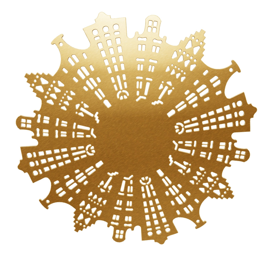 KuvaLight Along the Canals Wall Light - Brushed Gold