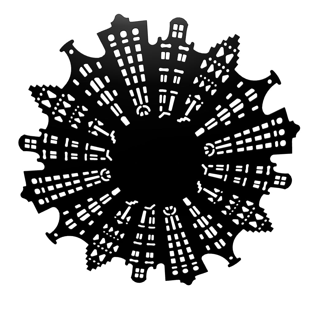 KuvaLight Along the Canals Wall Light - Matt Black