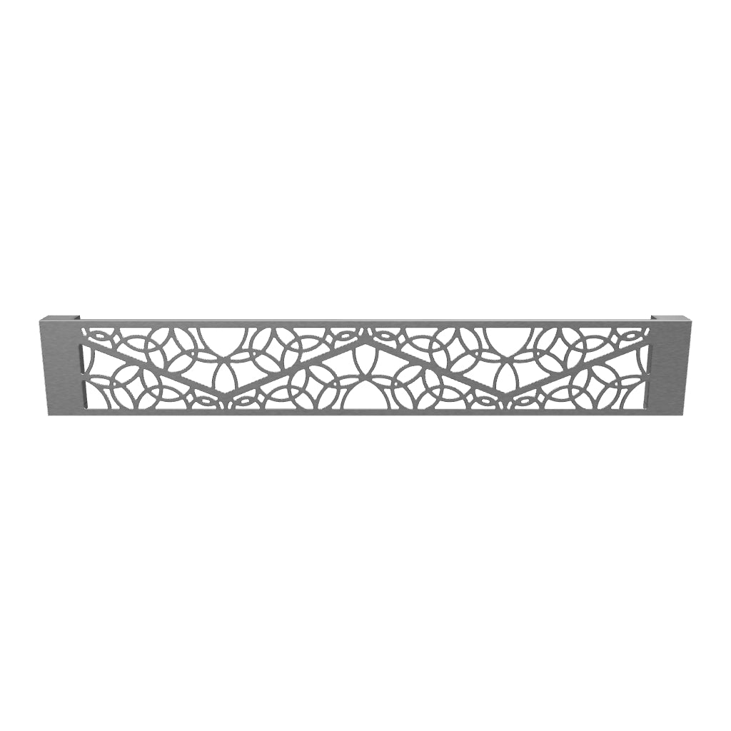 KuvaLight Wandlamp Minho 27,5 x 180 cm - Geborsteld Aluminium