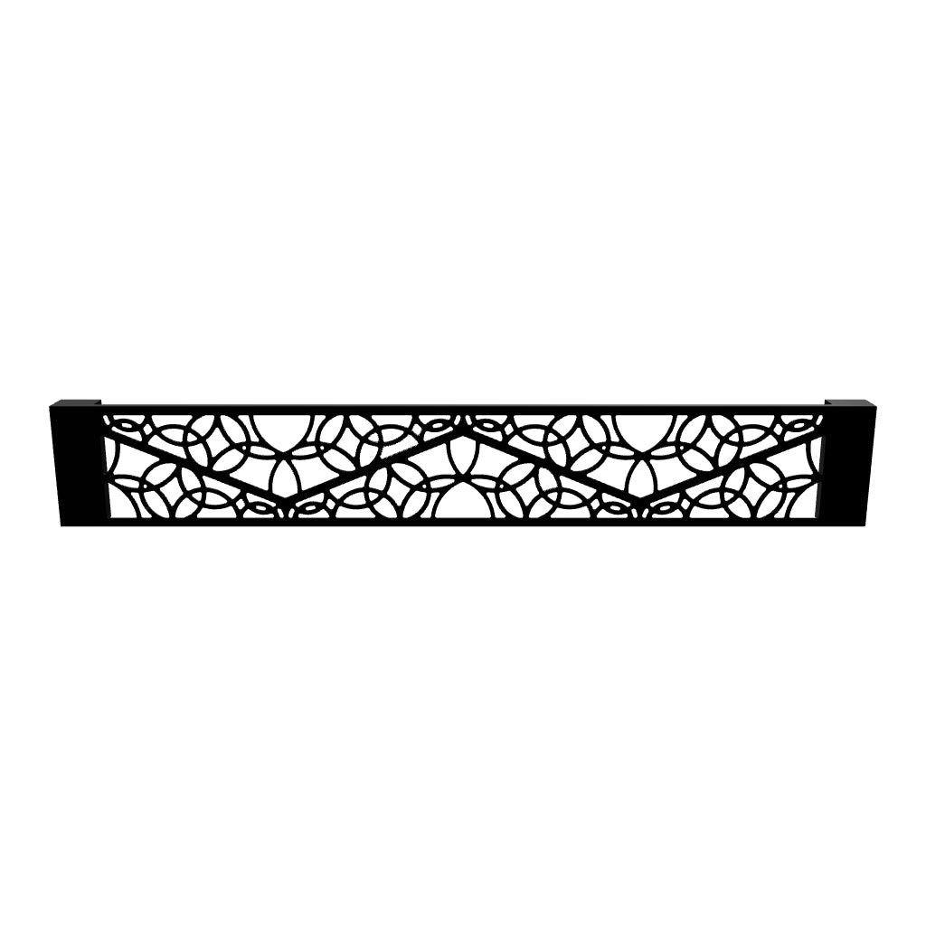 KuvaLight Wandlamp Minho 27,5 x 180 cm - Mat Zwart
