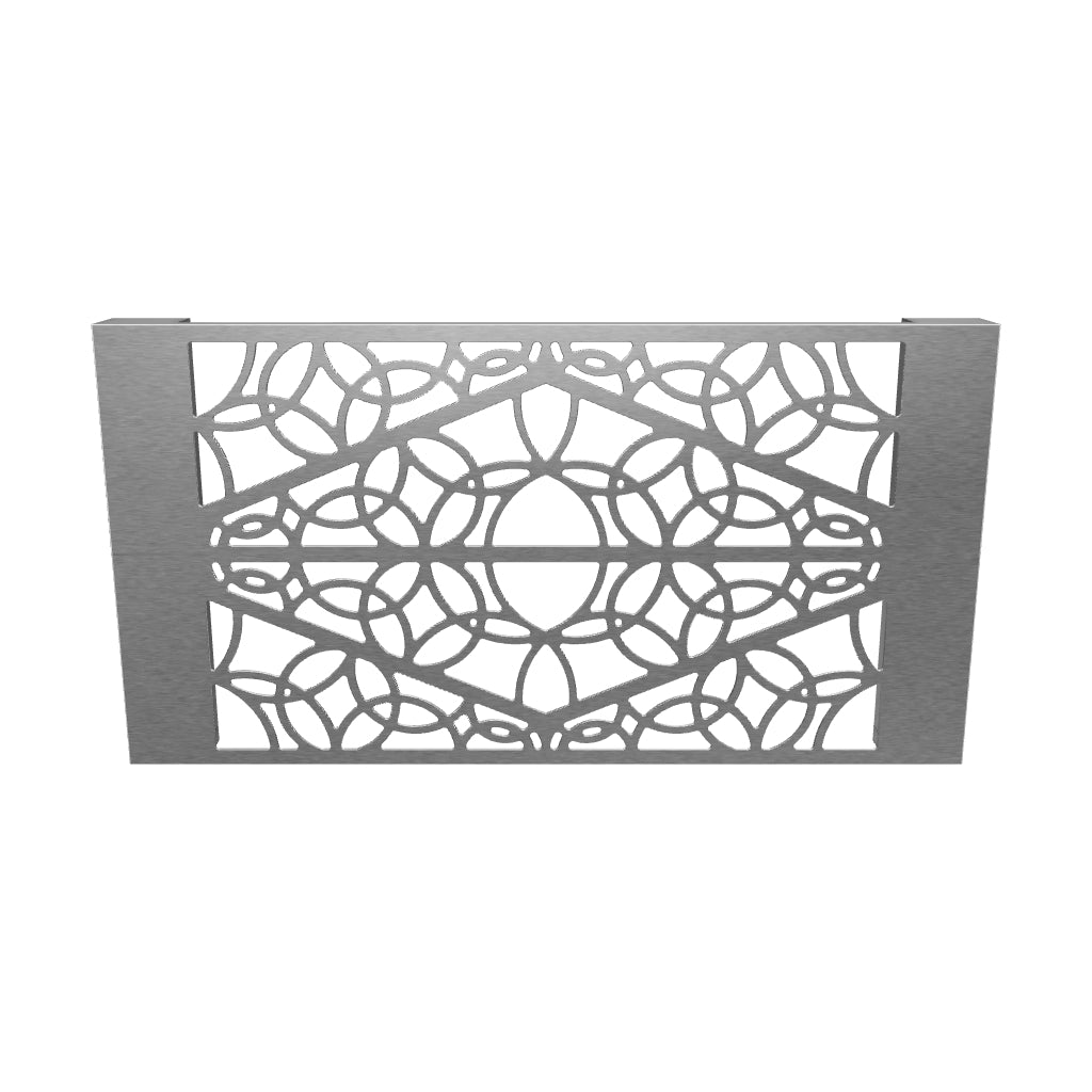 KuvaLight Wandleuchte Minho 53 x 101 cm - Gebürstetes Aluminium