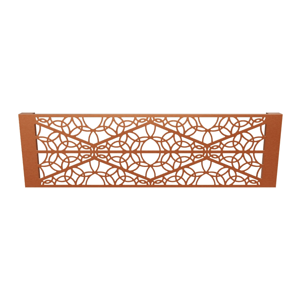 KuvaLight Wandlamp Minho 53 x 180 cm - Geborsteld Koper