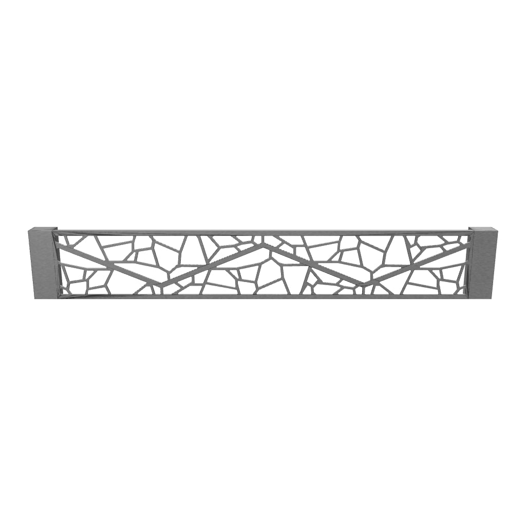 KuvaLight Wall Light Mosaic - Brushed Aluminium