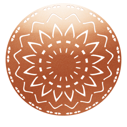 3D model of the KuvaLight New Beginning wall lamp in brushed copper, 115 cm. View in your space with Augmented Reality.