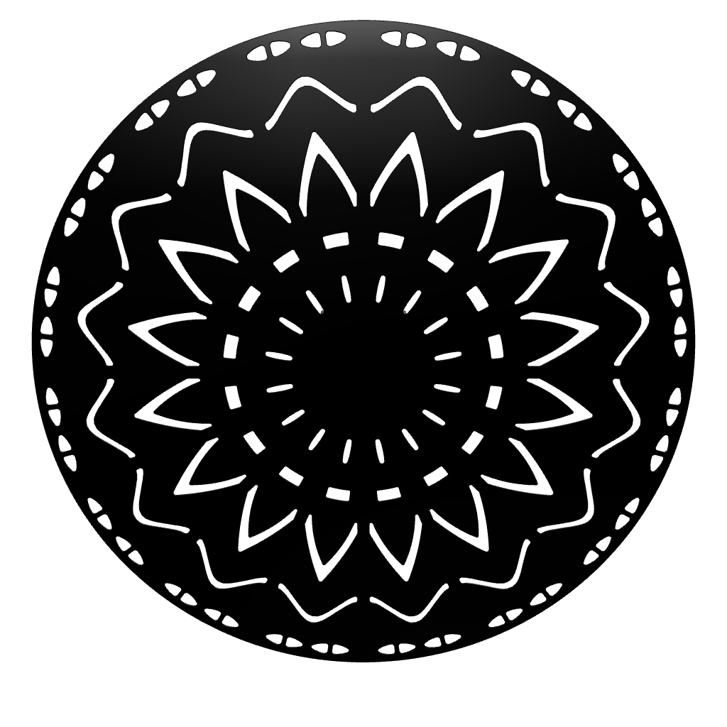 3D model of the KuvaLight New Beginning wall lamp in matt black, 115 cm. View in your space with Augmented Reality.