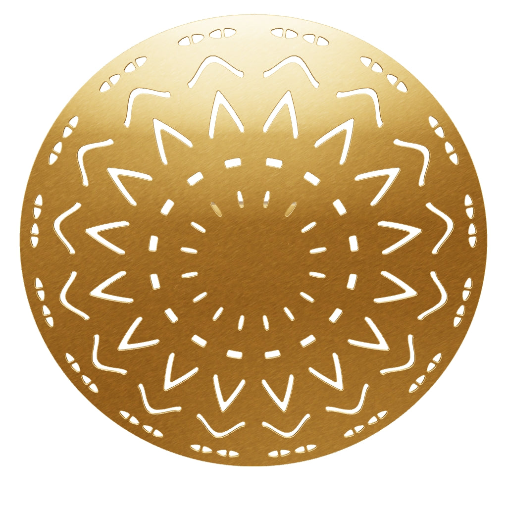 KuvaLight Wandlamp New Beginning 80 cm - Geborsteld Goud